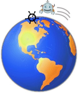 Like a Pac-Man--in space!!  Waka, waka...