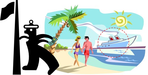 THIS TIME, the red circle is the camera's FOR.